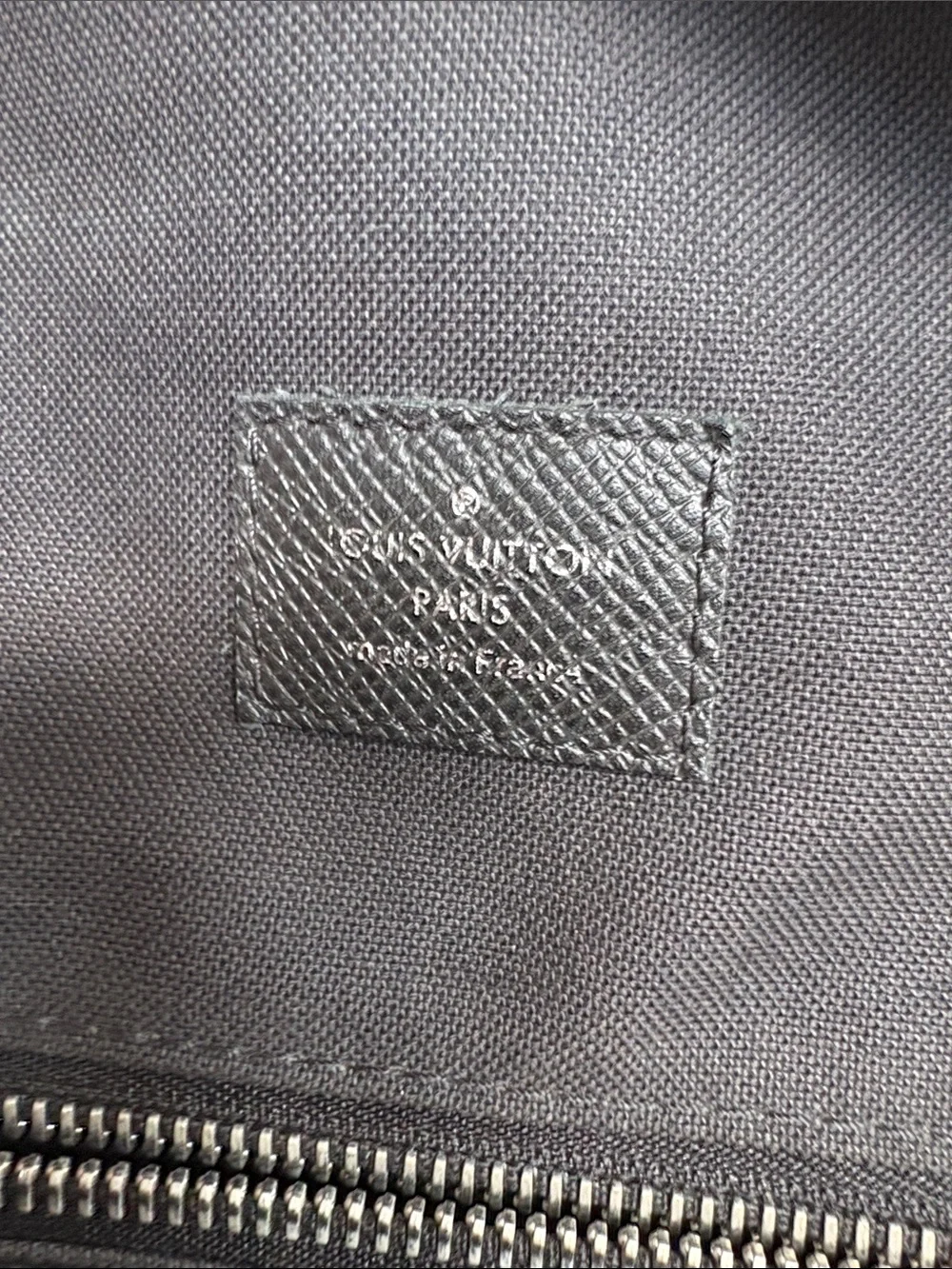Louis Vuitton Men's Black Leather Backpack - Sleek Everyday Carry